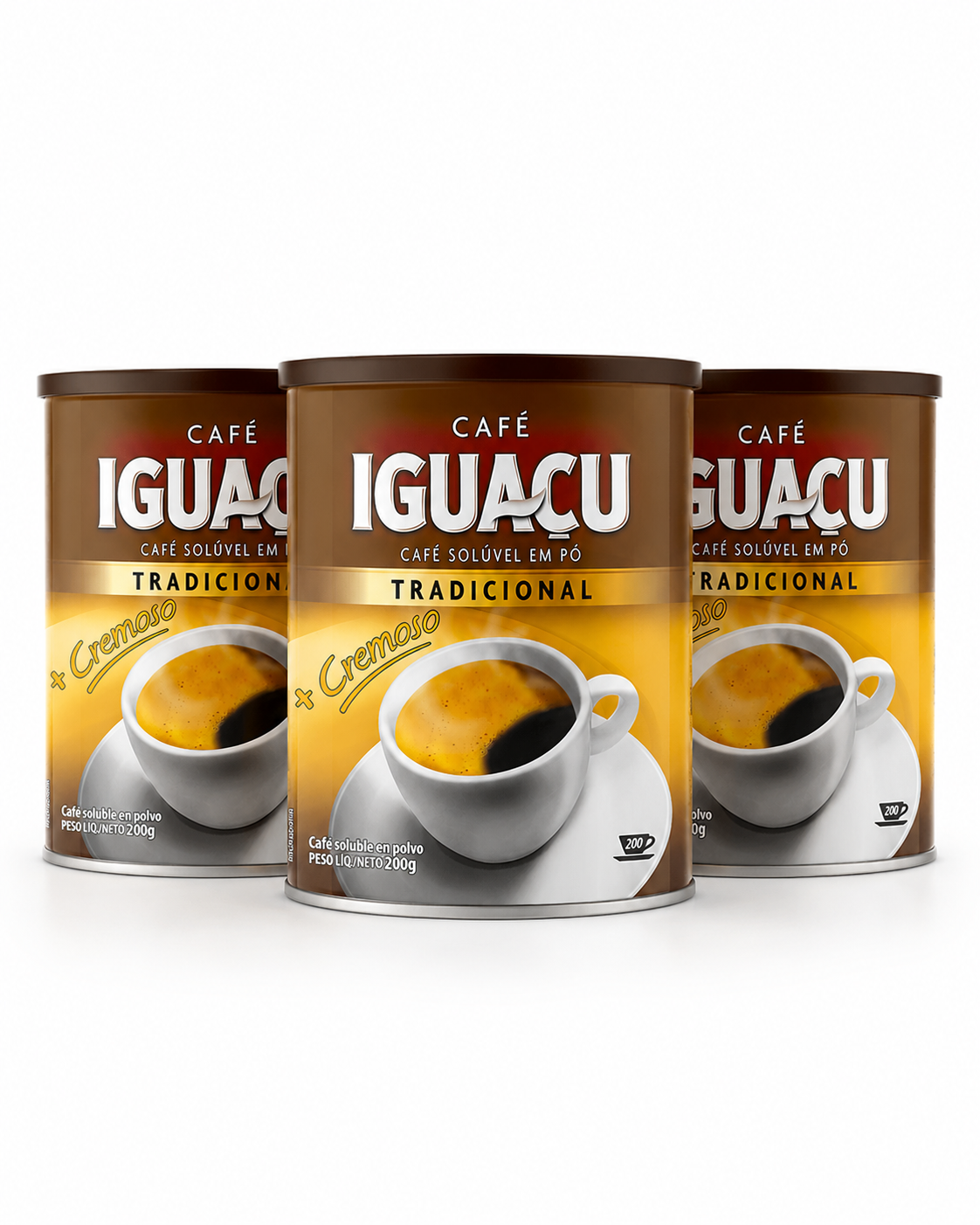 Kit com 3 Latas